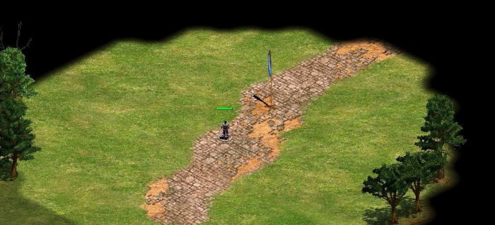 帝国时代2怎么建城镇中心2