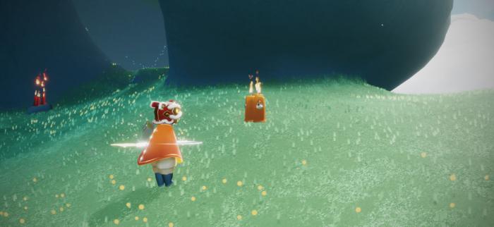 光遇云野双人门怎么过2