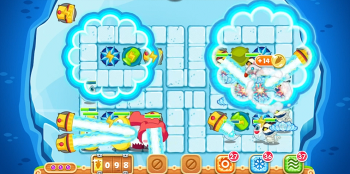 保卫萝卜2第114关怎么过3