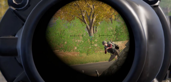 绝地求生4倍镜哪里是中心点3