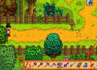 星露谷物语怎么穿鞋子1