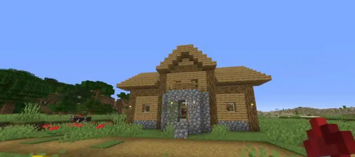 我的世界怎么让村民自己盖房子2