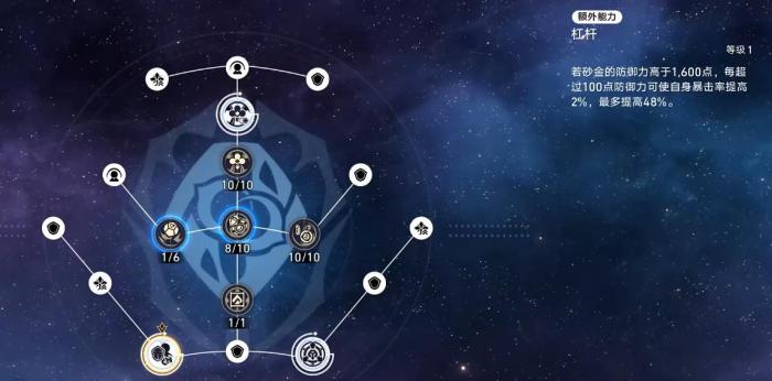 崩坏星穹铁道砂金为什么能打输出1