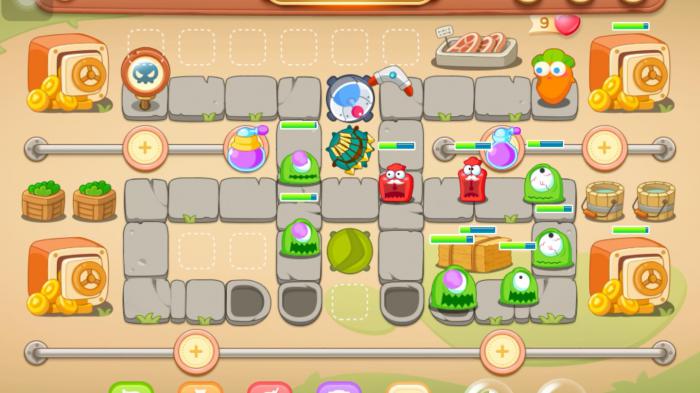 保卫萝卜3第59关怎么过1