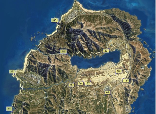 GTA5线上模式地堡位置2