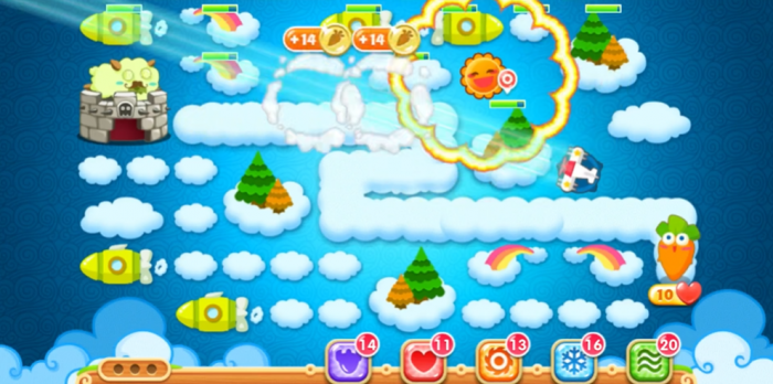 保卫萝卜2第60关怎么过1