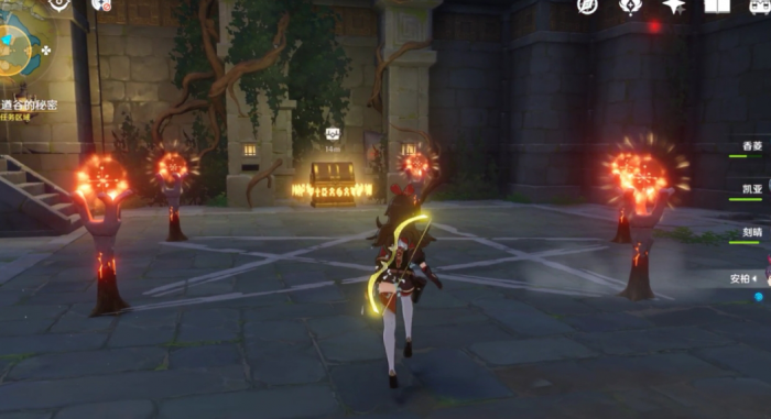 原神天遒谷火把怎么点1