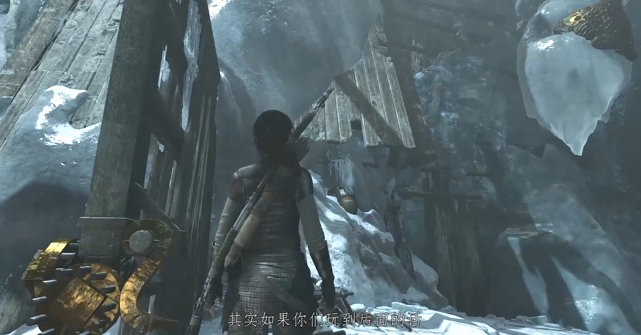 古墓丽影崛起冰河山洞怎么过1