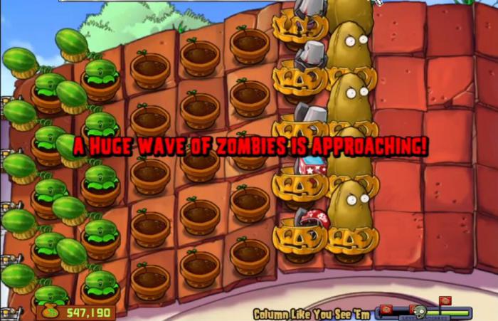 植物大战僵尸排山倒海怎么过2
