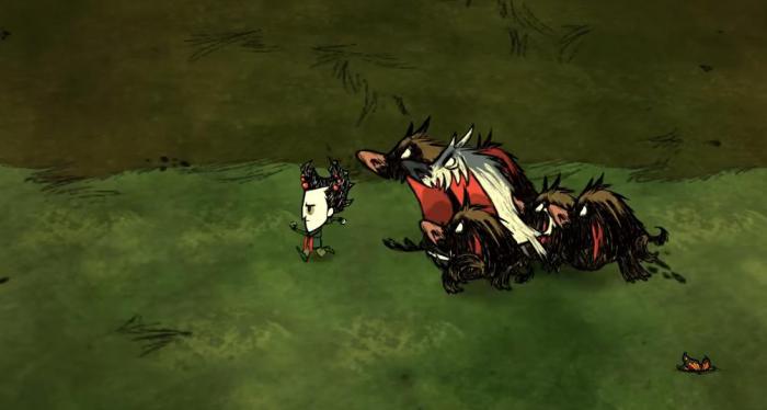 饥荒联机版恐怖猎犬该怎么打1