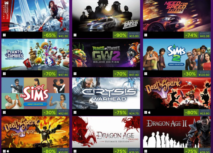 Steam冬促与黑五促销对比：哪个折扣力度更大、更值得入手4
