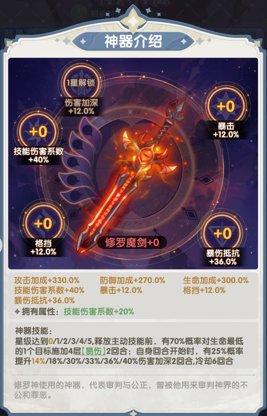 口袋斗罗大陆修罗魔剑神器怎么样2