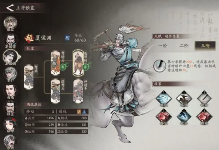 三国望神州武将排行4