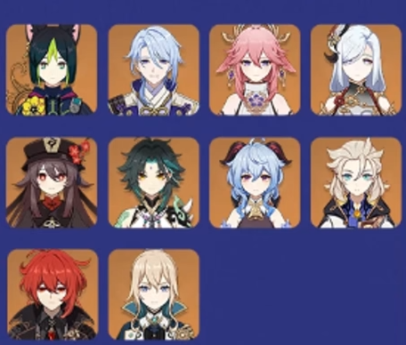 原神6.0自选五星角色推荐1