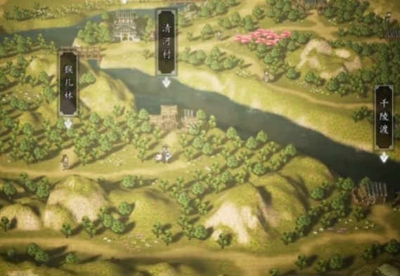 逸剑风云决子河谷密道在哪里1