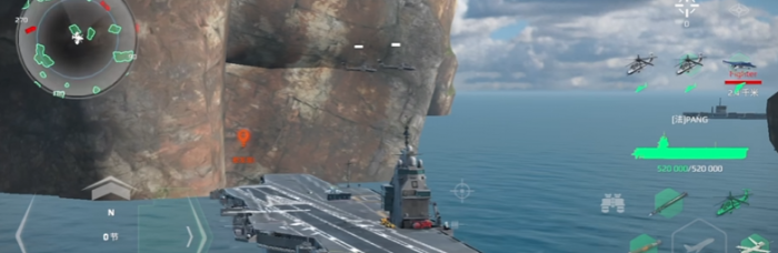 现代战舰飞机怎么返航1