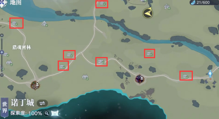 斗罗大陆猎魂世界诺丁城宝箱位置在哪1