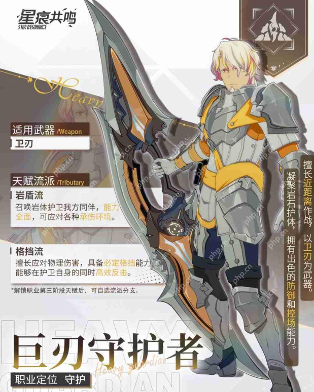 星痕共鸣巨刃守护者介绍2