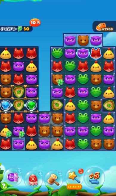 如何在开心消消乐游戏中提高连击次数1