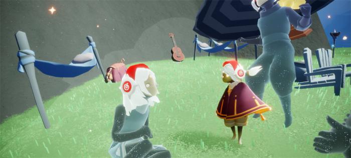 光遇中怎么单人过禁阁四人门3