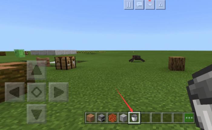 我的世界铁桶怎么装水2