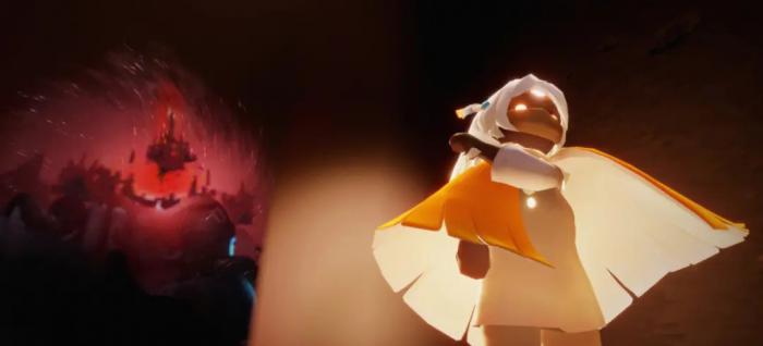 如何在光遇中进行原地遁地操作2