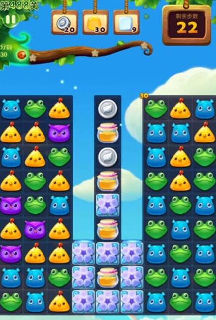 怎样才能成功闯过开心消消乐1032隐藏关2