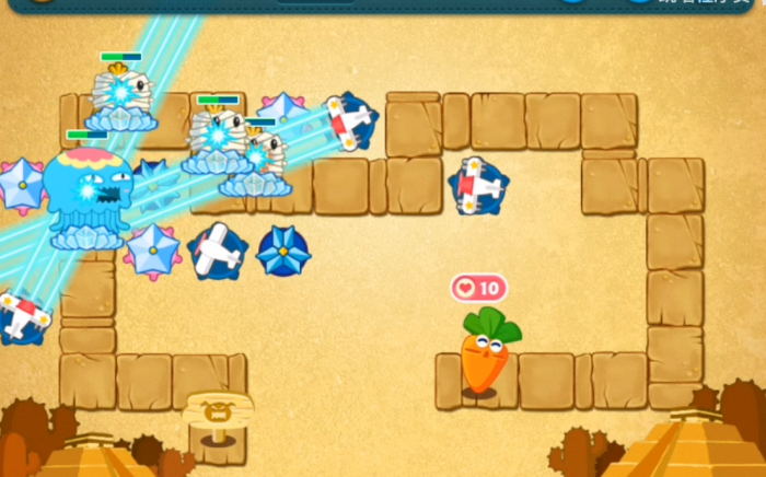 保卫萝卜3冒险模式60关攻略的技巧在哪2