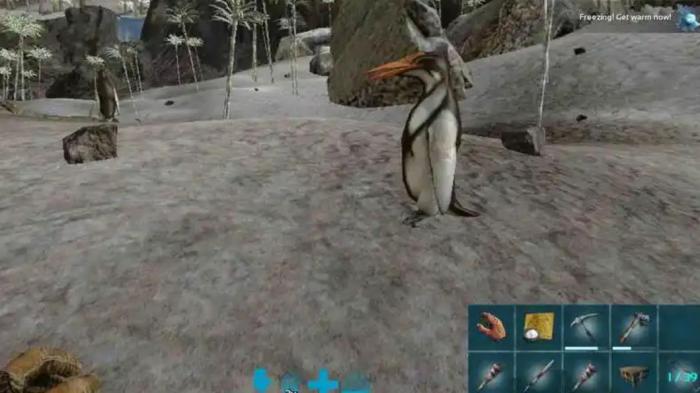 方舟生存进化远古企鹅怎么驯服2