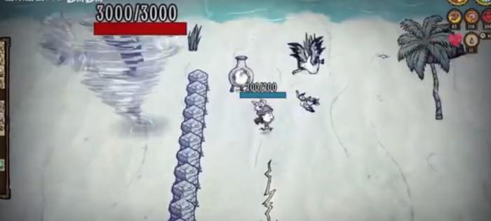 饥荒海难豹卷风怎么打1