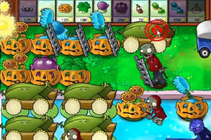 植物大战僵尸无尽怎么架梯子3