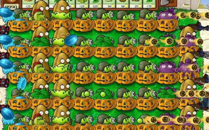 植物大战僵尸怎么摆阵比较好_植物大战僵尸摆好阵型玩