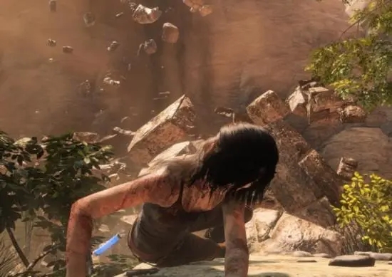 古墓丽影崛起怎么高空跳水2