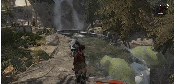 古墓丽影崛起怎么高空跳水3