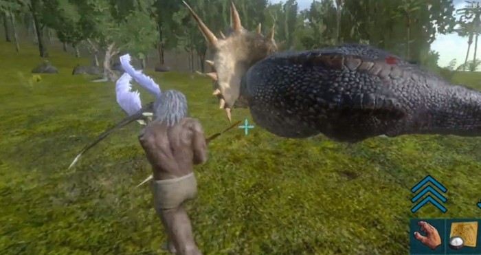 方舟生存进化中如何驯服三角龙1