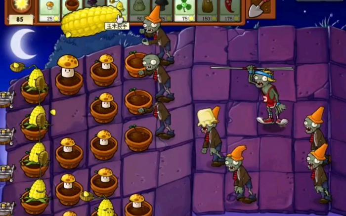 植物大战僵尸25关怎么过_植物大战僵尸2第25关困难