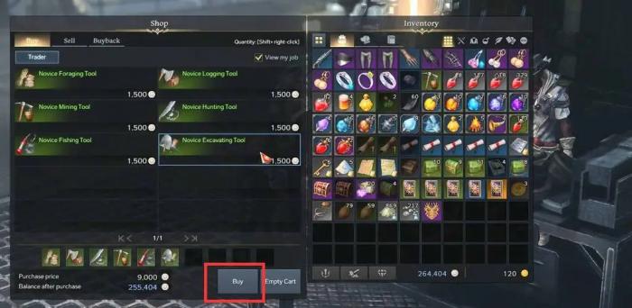 失落的方舟怎么卖装备2