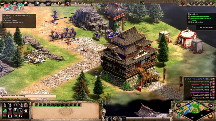 帝国时代2城门怎么转向地图3