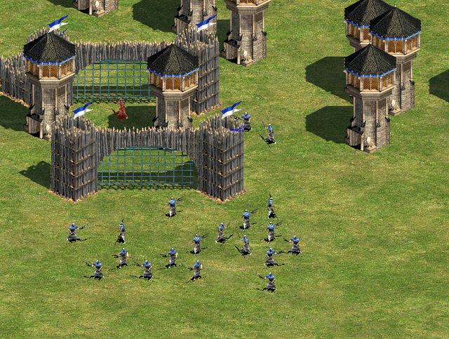 帝国时代2士兵驻扎有什么用3