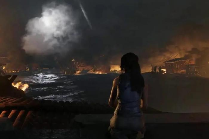 古墓丽影水灾怎么过1