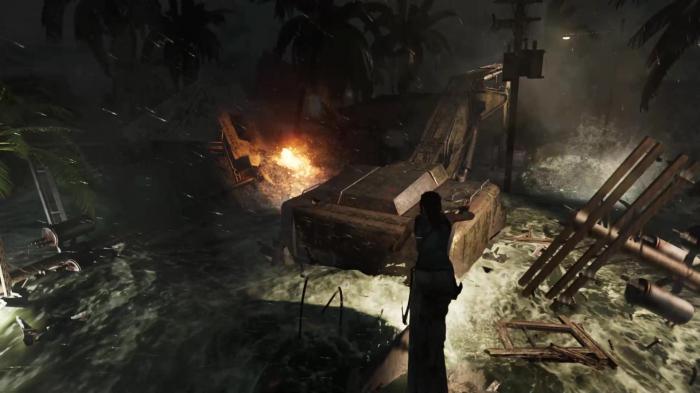 古墓丽影水灾怎么过2