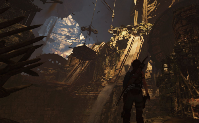 古墓丽影卫城水道怎么过1