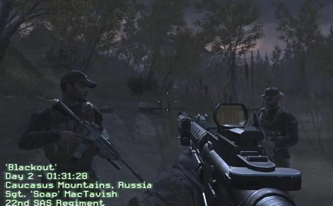 使命召唤4马卡洛夫中士怎么打1