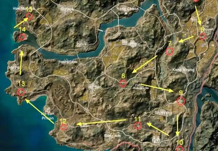 绝地求生哪些地方比较肥1