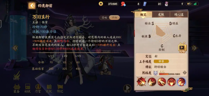 决战平安京铃鹿御前怎么玩_决战平安京兰兰