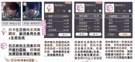 恋与深空祁煜海神套装芯核用什么_恋与深空知乎