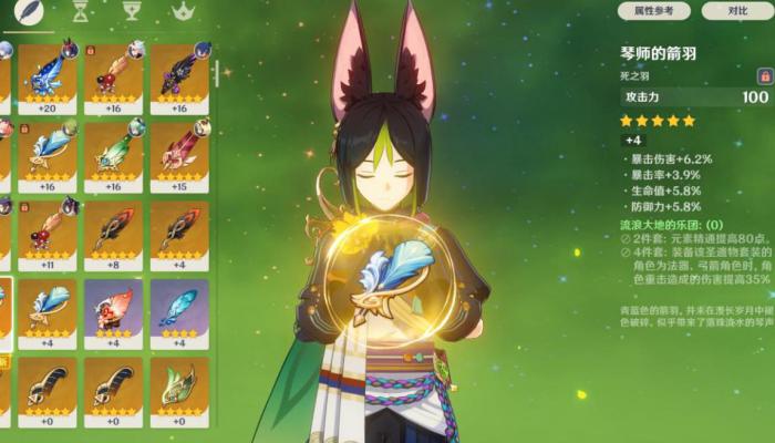 原神提纳里圣遗物怎么搭配2