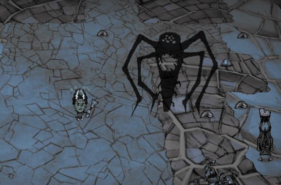 饥荒当中遇到暗影生物该怎么办3