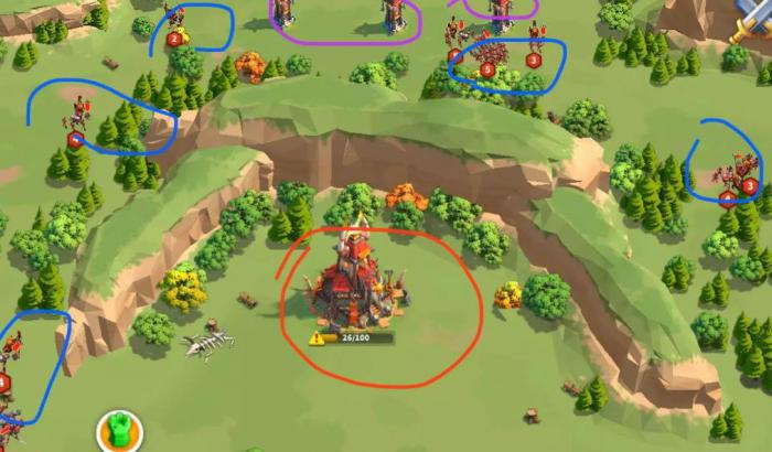 万国觉醒野蛮人营地怎么打1