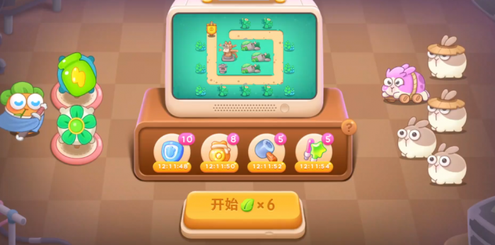 保卫萝卜4卧兔第三关怎么过1